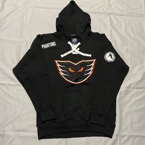 This did a J-America, AHL, Phantoms hoodie